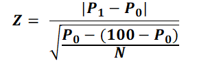 One Sample Z test