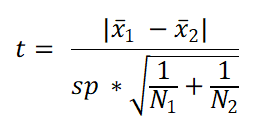 Student's t test